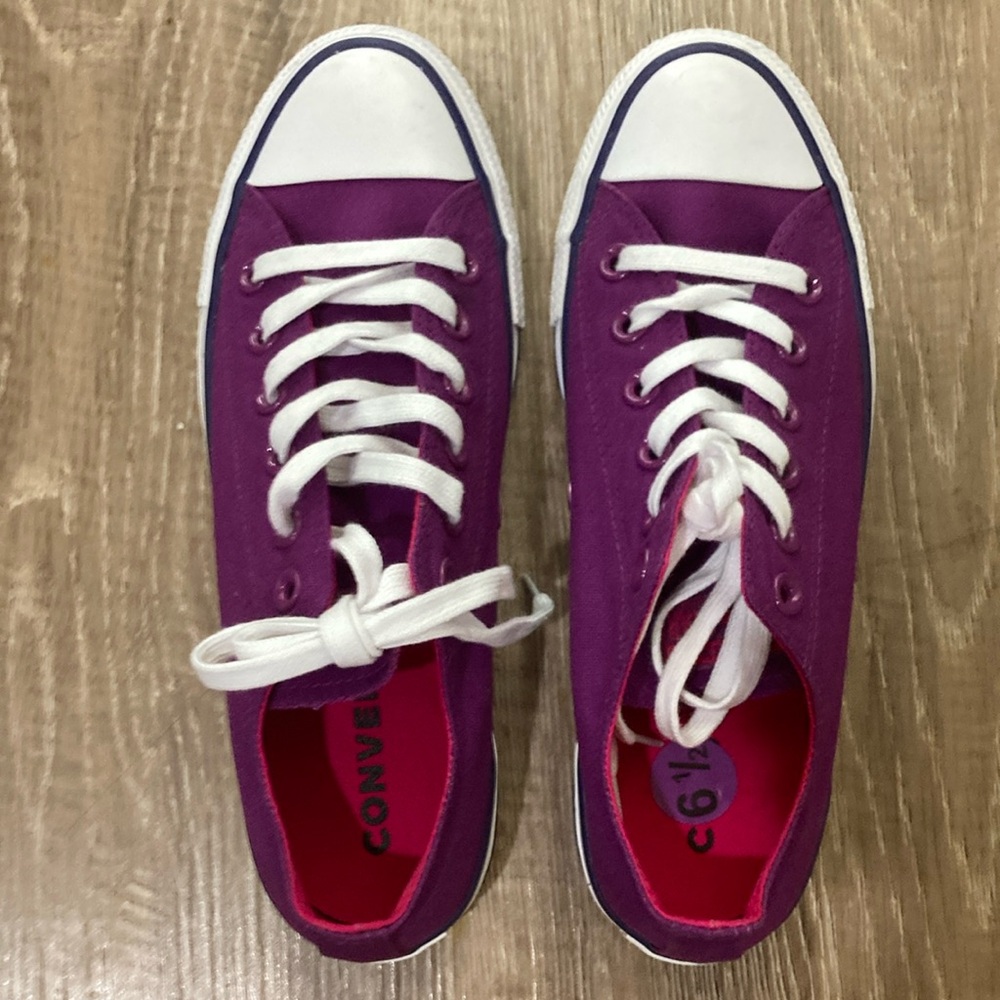 Converse Vibrant Purple Canvas Shoes